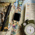 National Parks Stickers HD Fitbit Versa 3 & Sense 1 Watch Band