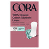 Cora 100% Organic Cotton Topsheet Liners, 160ct