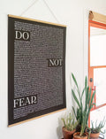 Large Poster: Do Not Fear