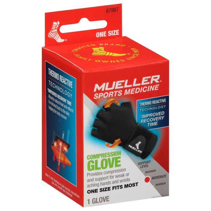 Mueller® Compression Glove – Moderate Compression (One Size Fits Most)