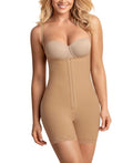 Leonisa Womens Firm Compression BoyShorts Body Shaper with Butt Lifter