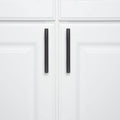 Set of 30 - Euro Bar Cabinet Handle, 1/2" diameter, 5.38" length, 3" b/t holes