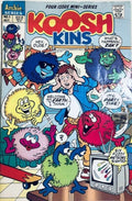 Koosh Kins #1 Comic Book Oct. 1991 Archie Series with Extra Sheet