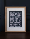 8x10 Jesus Says I am
