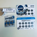 32-pack Assorted CR2032 3V Lithium Batteries - Allmax, Energizer, etc.