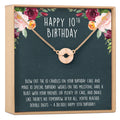10th Birthday Gift Necklace, Multiple Styles
