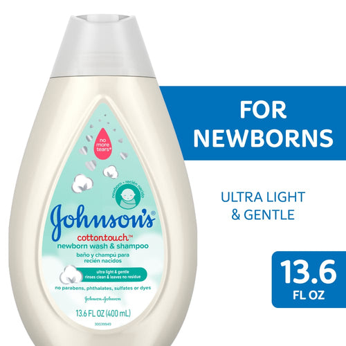 Johnson's® Baby CottonTouch™ Newborn Body Wash & Shampoo (13.6 fl oz)