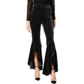 INC International Concepts I.N.C. Velvet Split-Ruffle Leg Pants
