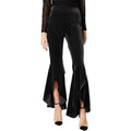 INC International Concepts I.N.C. Velvet Split-Ruffle Leg Pants