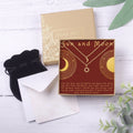 Sun and Moon Celestial Jewelry Necklace Set