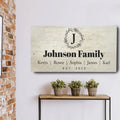 Personalized Rustic Family Sign