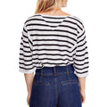 We the Free Womens Head in the Clouds Striped V Neck T-Shirt, Size Large