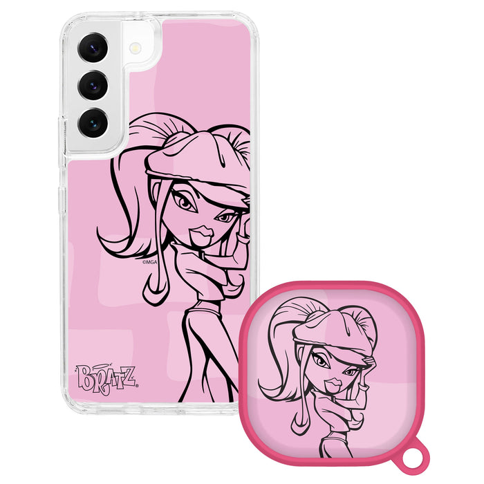 Bratz® Passion For Fashion HD Samsung Galaxy S23 Series and Buds Pro Combo Package