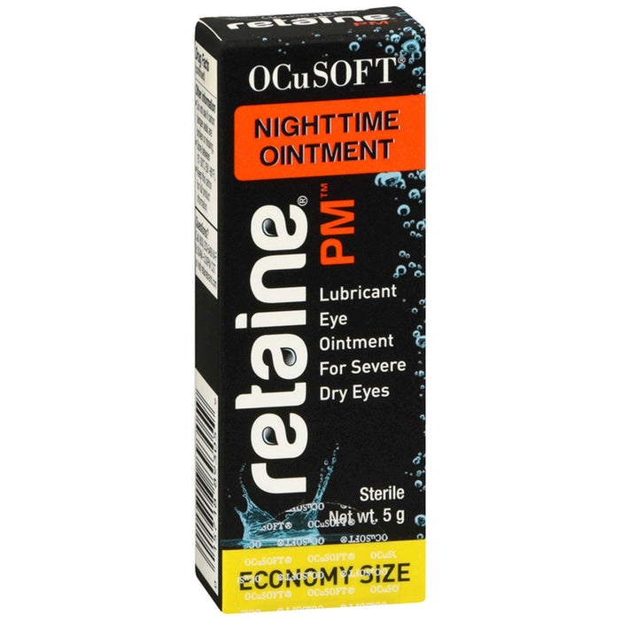 OCuSOFT Retaine Ointment, Lubricant Eye, Nighttime, Pm, Economy Size 5 G
