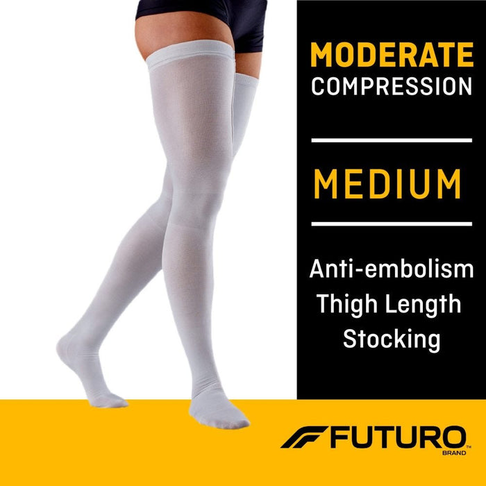 Futuro™ Anti-Embolism Stockings – Thigh Length – Medium Regular