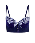 Adore Me Womens Britta Contour Demi Bra - Dark Blue, Size 38I