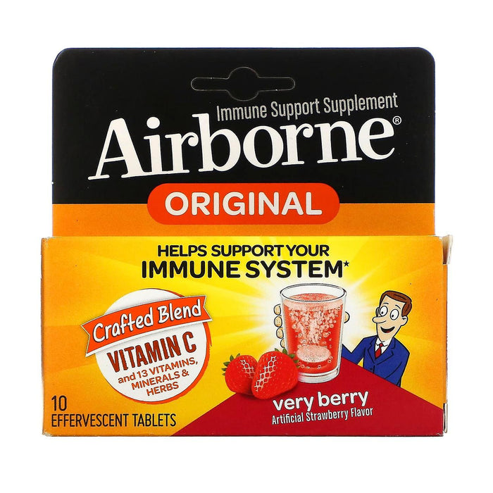Airborne® Immune Support – Original Effervescent Tablets - Very Berry Flavor