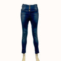 Carisma Womens Columbian 3 Button Push Up Jeans, Size 14