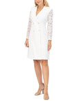 Vince Camuto Womens Signature Stretch Lace Tuxedo Dress - Ivy, Size 14