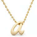 Alex Woo Scripted Initial 16 Inches Pendant Necklace in 14k Gold