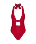 Adore Me Womens Brinlee Swimwear One-Piece - Dark Red, large