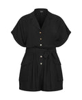CITY CHIC Womens Jade Playsuit, Black - 16 / S