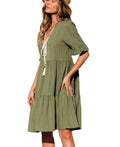 Cupshe Womens Tulum Temptation Green MIDI Beach Dress, Medium