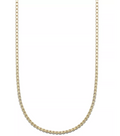 Giani Bernini 18K Gold Over Sterling Silver Necklace, 24 Box Chain"