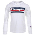 Champion Boys Script Long Sleeve Tee