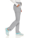 Medichic Petite Terri Stretch Straight Leg Six Pocket Cargo Scrub Pants, Xl