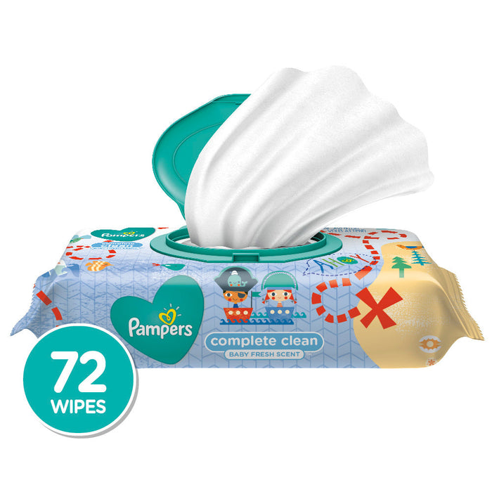 Pampers Wipes, Baby Fresh Scent, Complete Clean