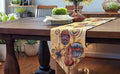 DaDa Bedding Bohemian Ornaments Colorful Holiday Lanterns Tapestry Dining Table Runner (14916)