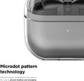 Samsung Galaxy Buds3, Buds3 Pro and Buds3 FE Case - Transparent with Carabiner | Venture Series