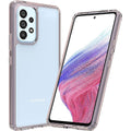 Hybrid-Flex Hard Shell Case for Samsung Galaxy A53 5G - Clear/Rose Gold