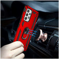 Red Military Kickstand Case with Belt Clip - Samsung Galaxy A53 5G