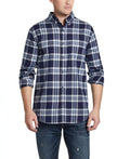 Weatherproof Vintage Mens Brushed Antique Flannel Plaid Shirt