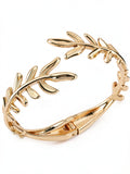 Charter Club Gold-Tone Leaf Cuff Bracelet