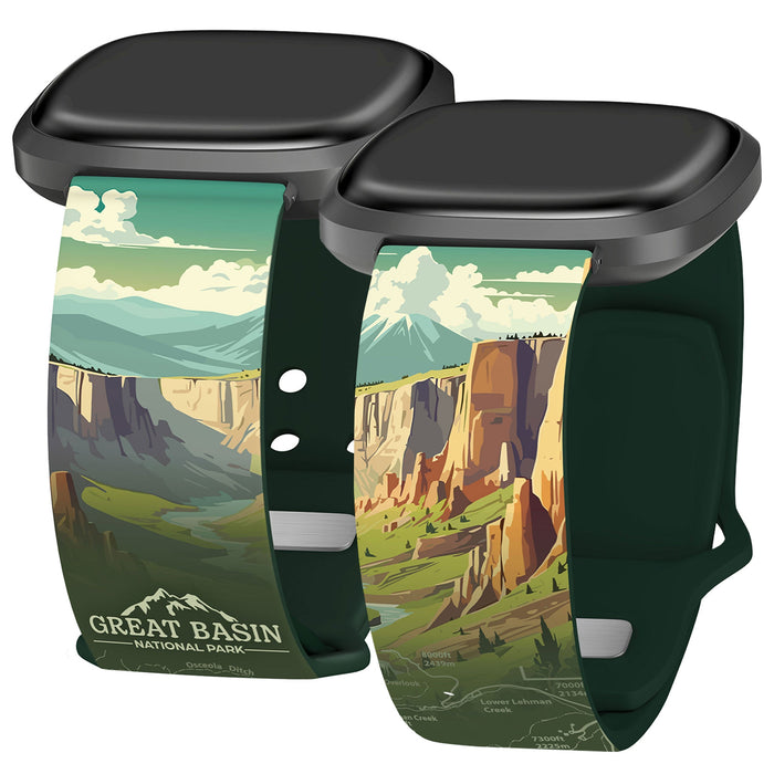 National Parks Great Basin HD Fitbit Versa 3 & Sense 1 Watch Band
