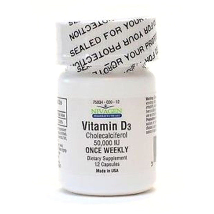 Nivagen® Vitamin D3 (50,000IU) – High Potency Cholecalciferol