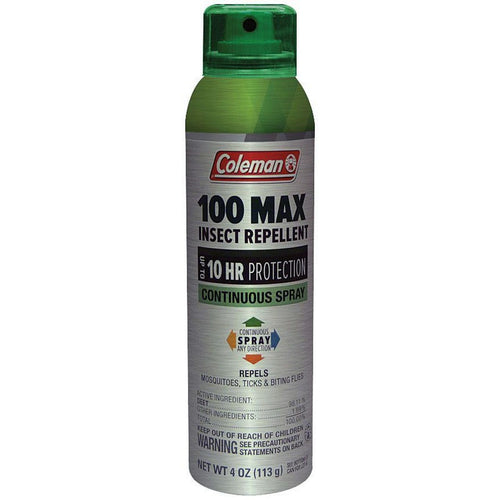 Coleman  Insect Repellent 100 Deet Max Spray 4 Oz