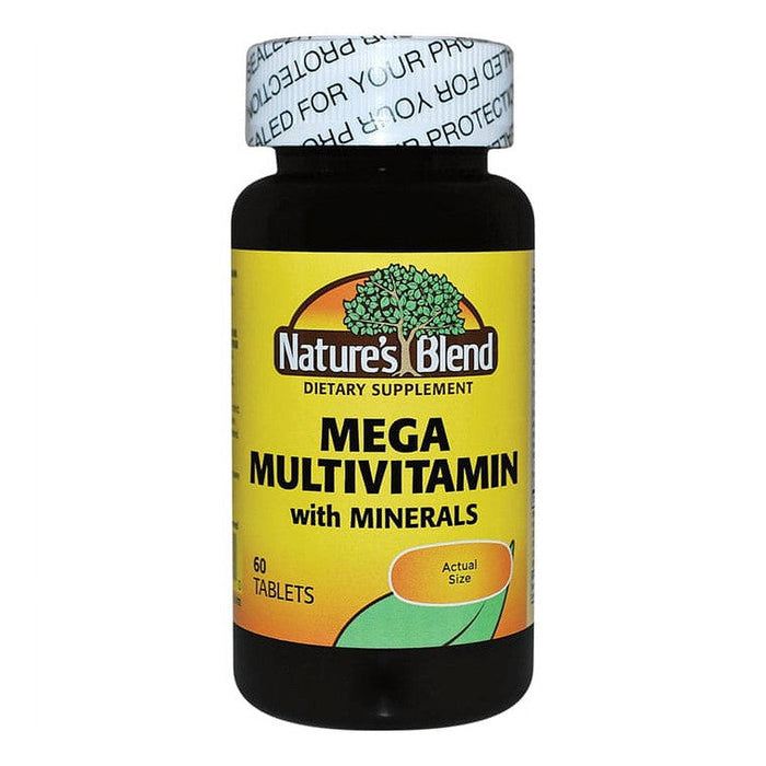 Nature's Blend® Mega Multivitamin – With Minerals – 60 Tablets