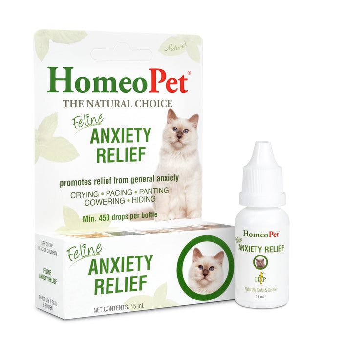 HomeoPet Feline Anxiety Relief 15mL For Cats