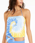 Michael Kors Tie-Dye Tie-Hem Tankini Top Women’s Swimsuit, Medium