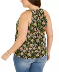 Inc Plus Size V-Neck Tie-Front Top, Size 2X