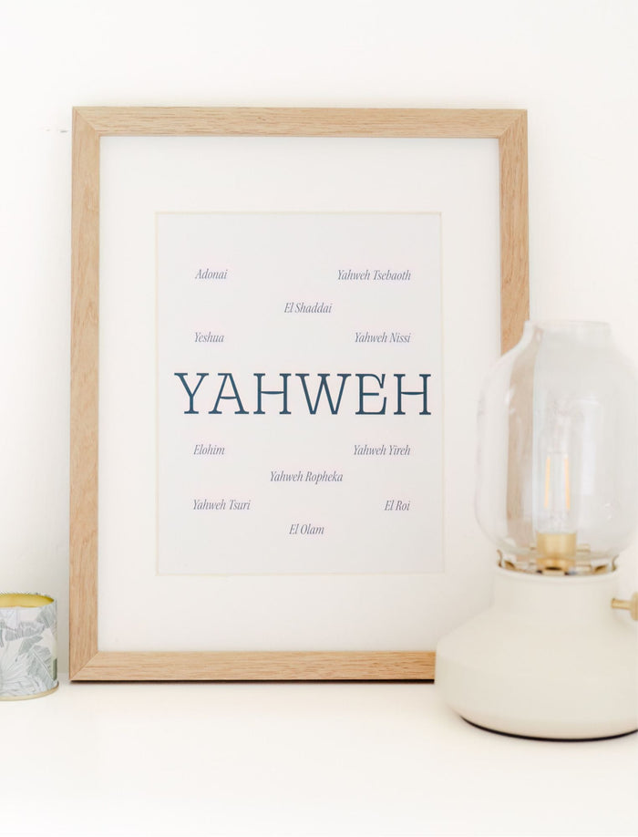 8x10 YAHWEH