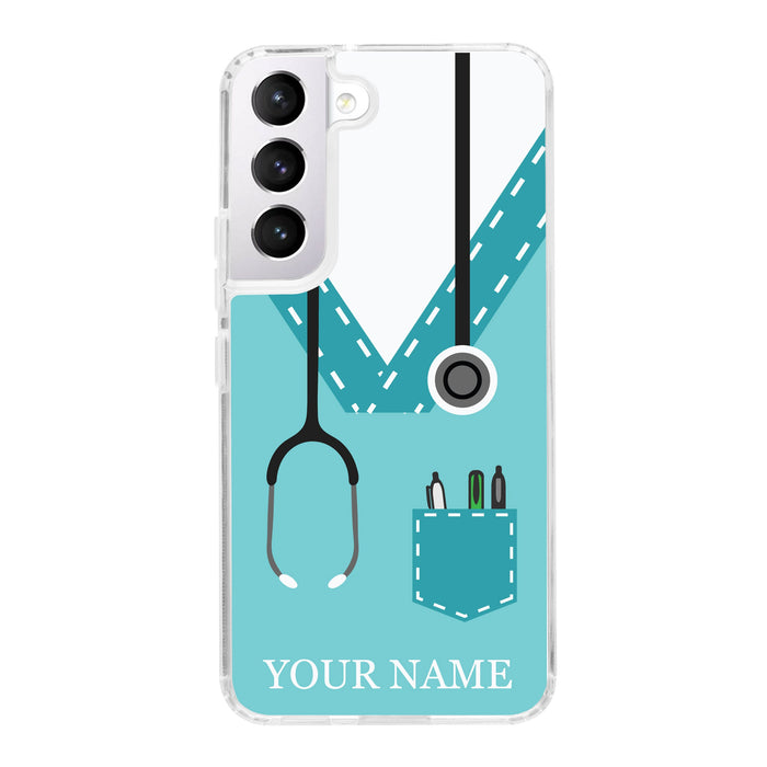 Nurse HD Custom Name Samsung Galaxy S21 Phone Case