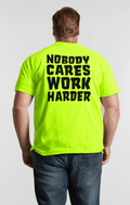 Nobody Cares - Safety Yellow T-Shirt