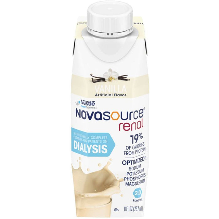 Nestlé Novasource® Renal – Vanilla Flavor (8 fl oz, 24/Case)