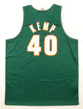Shawn Kemp Signed SuperSonics Mitchell & Ness Authentic Jersey (Beckett) Beckett Witnessed