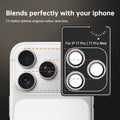 iPhone 17 Pro / 17 Pro Max Camera Protector - Sparkle Eagle Eye, Titanium Glass (2-Pack)| ZeroDamage
